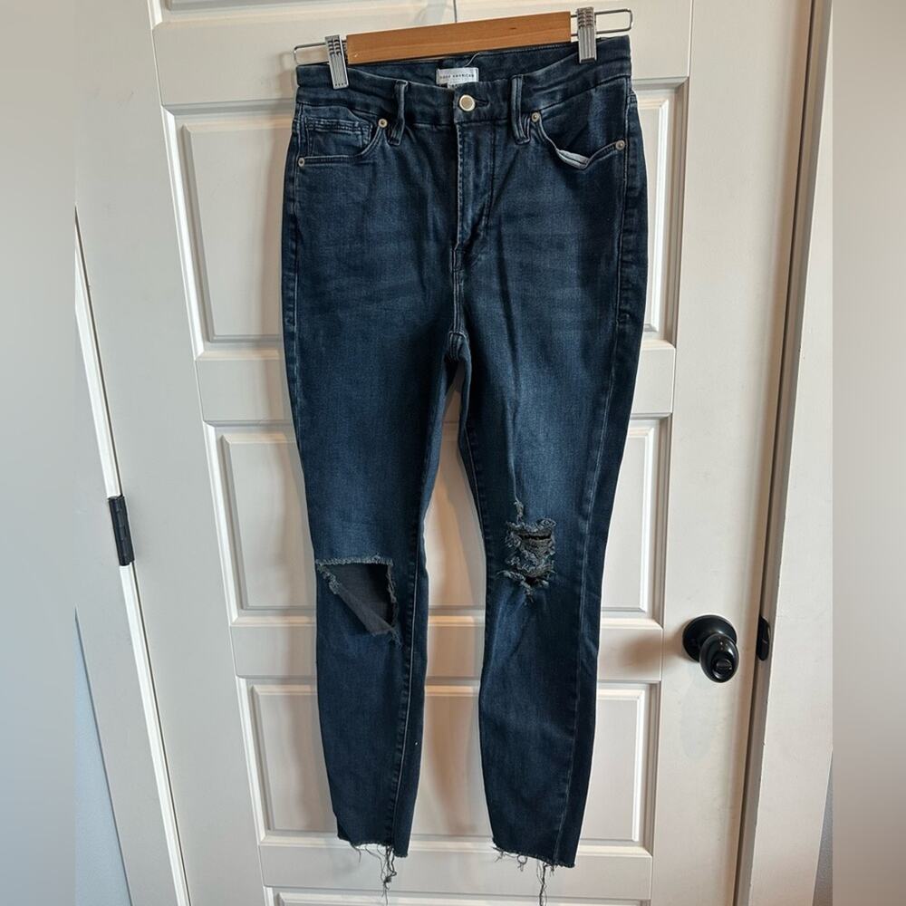 Good American Good Legs Destroyed Skinny Jeans